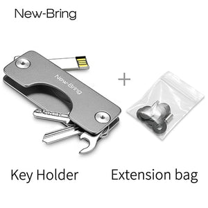 Key Holder Aluminum Metallic
